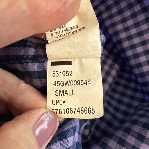 Izod Mens Size Medium Button Down Long Sleeve Shirt Casual Office Work Staple - Picture 9 of 13